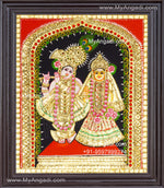 Radha Krishna Tanjore Painting