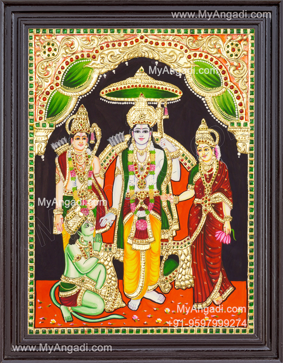 Ram Darbar Tanjore Painting
