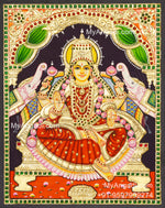 Gajalakshmi Tanjore Painting