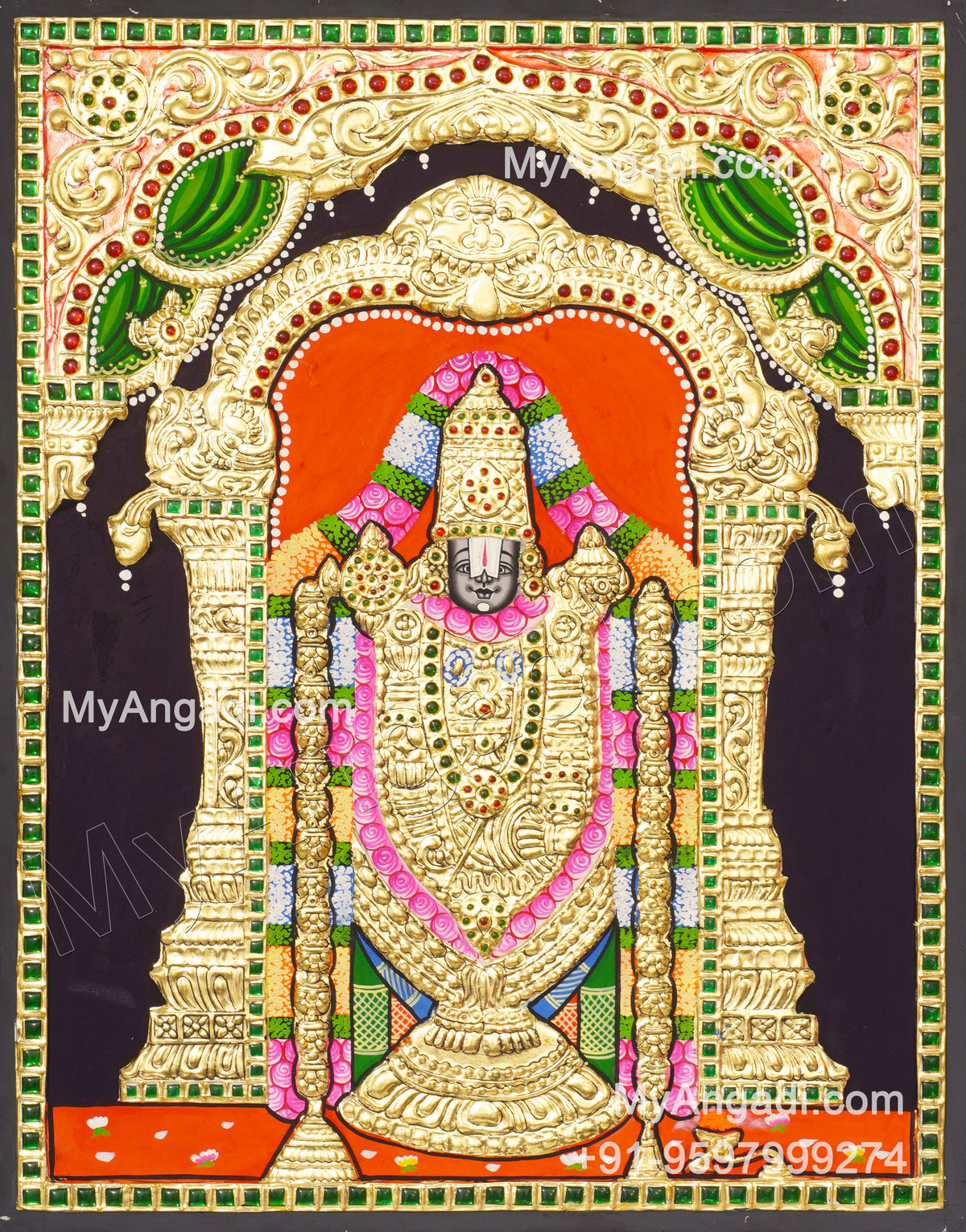 VenkatachalapathyTanjore Painting