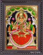 Gajalakshmi 2d Tanjore Painting