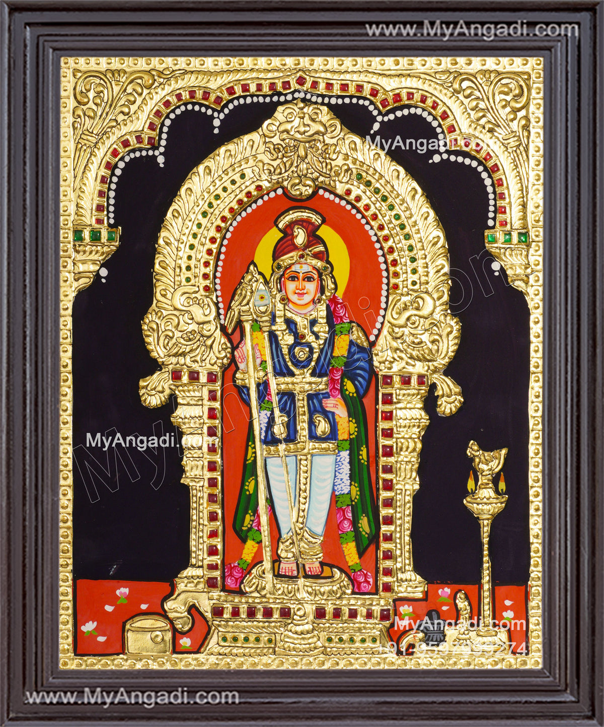 Palani Murugan Tanjore Paintings