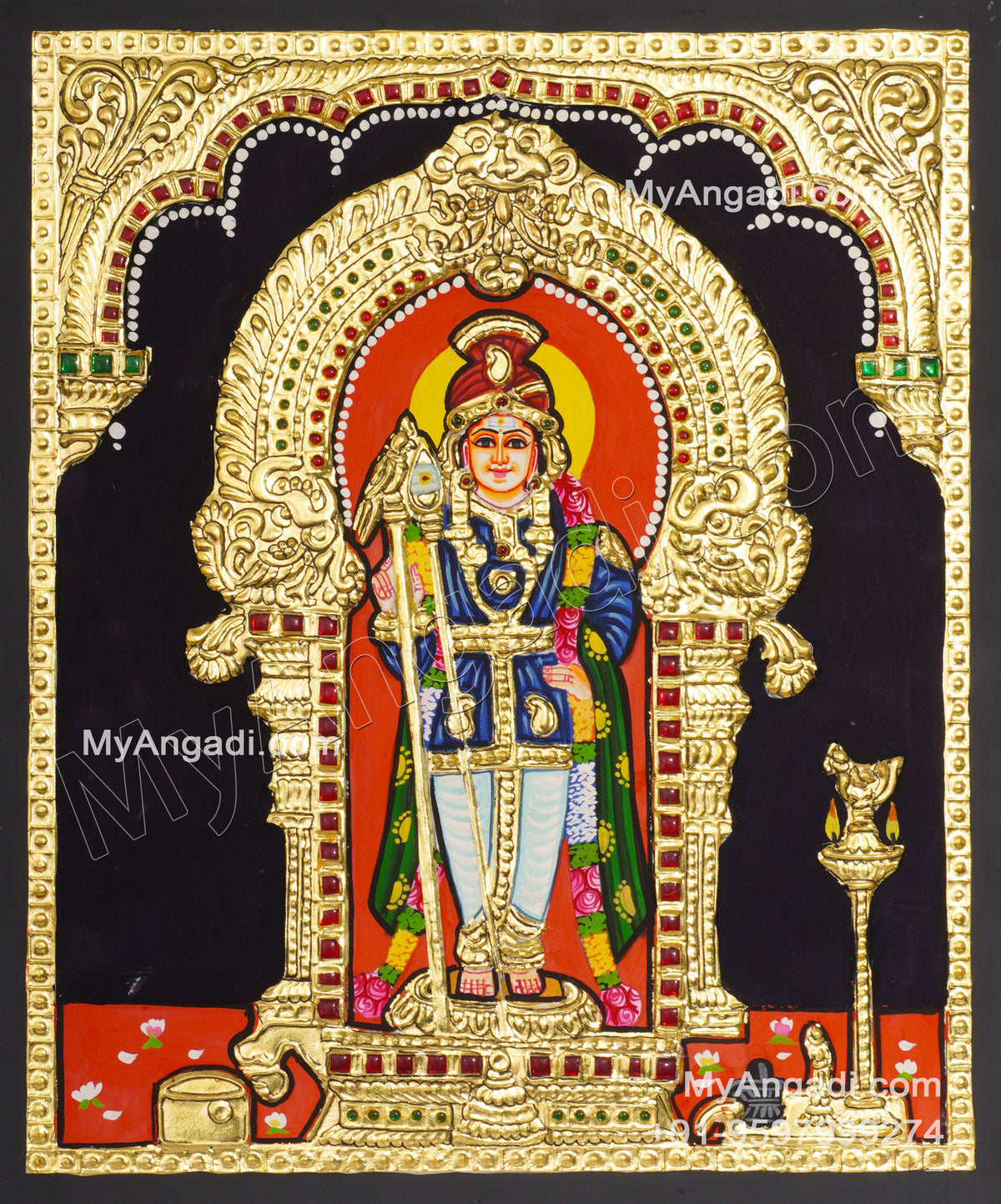 Palani Murugan Tanjore Paintings