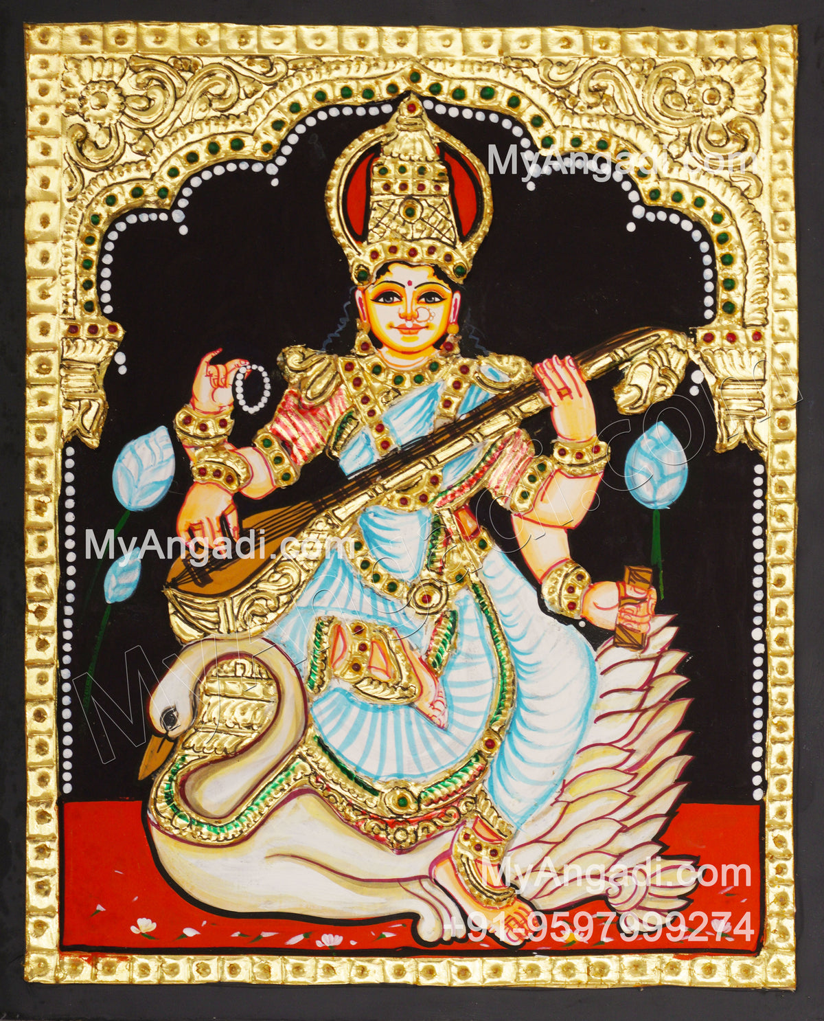 Saraswathi Tanjore Paintings