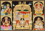 5 Panel Tanjore Painting