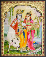 Radha Krishna Tanjore Paintings