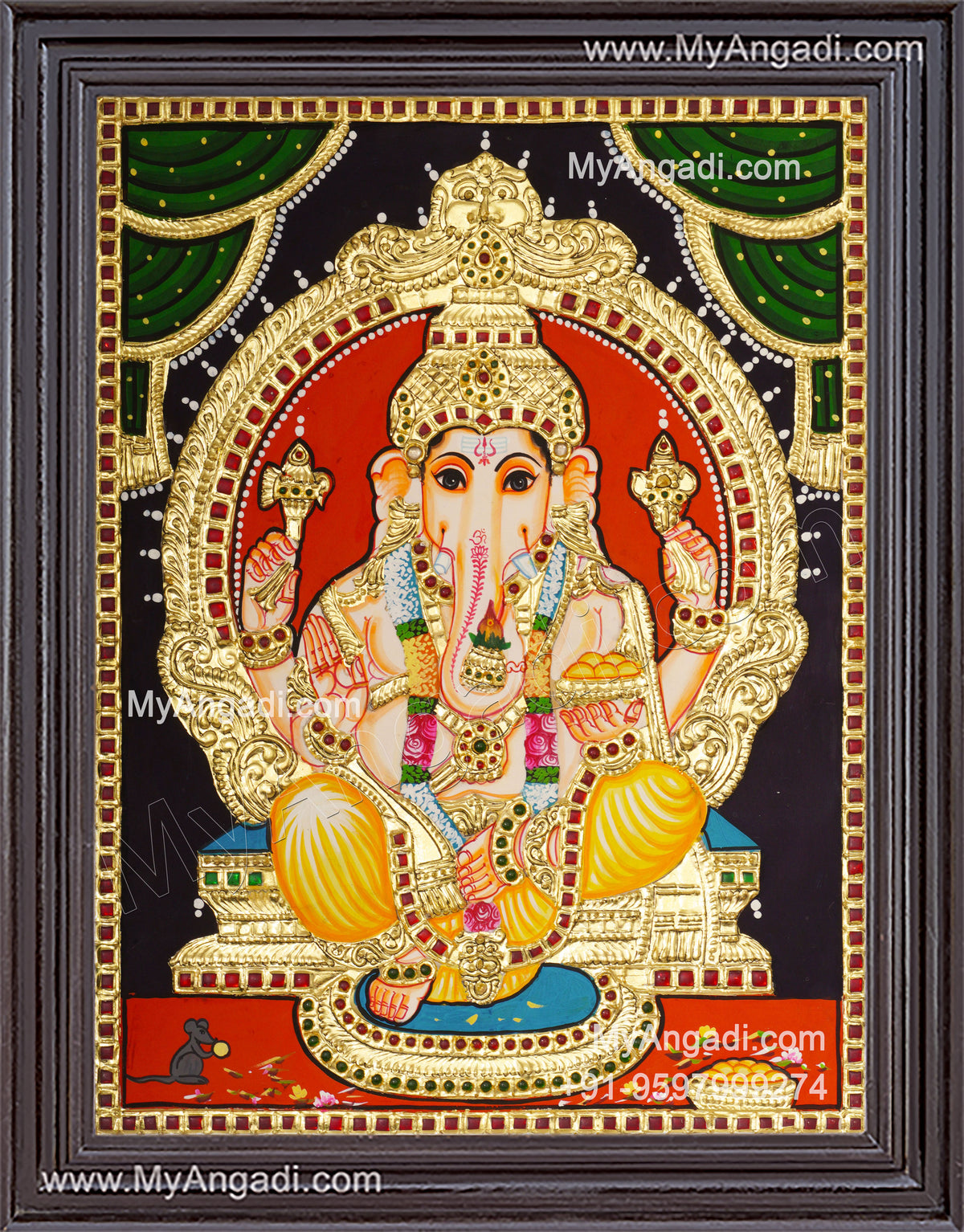 Ganesha Tanjore Paintings