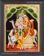 Radha Krishna Tanjore Paintings