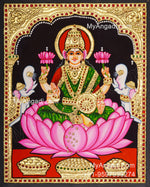 Gajalakshmi Tanjore Painting