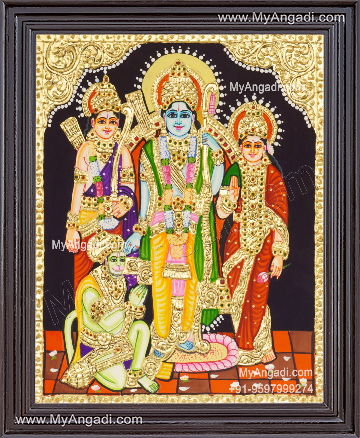 Ram Darbar Tanjore Painting