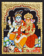 Shiva Parvathi Tanjore Painting
