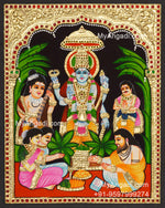 Sathyanarayana Tanjore Painting