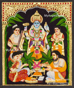 Sathyanarayana Tanjore Painting