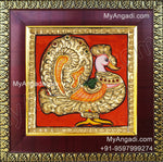 Annam Swan / Anna Pakshi Tanjore Painting