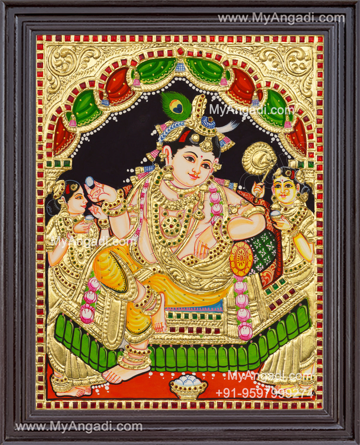 Krishna Tanjore Paintings