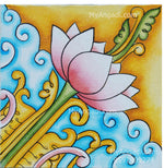 Flower with Vine Canvas Painting 