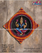 Vagai Wood Lakshmi Wall Panel