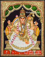 Saraswathi3D Tanjore Painting