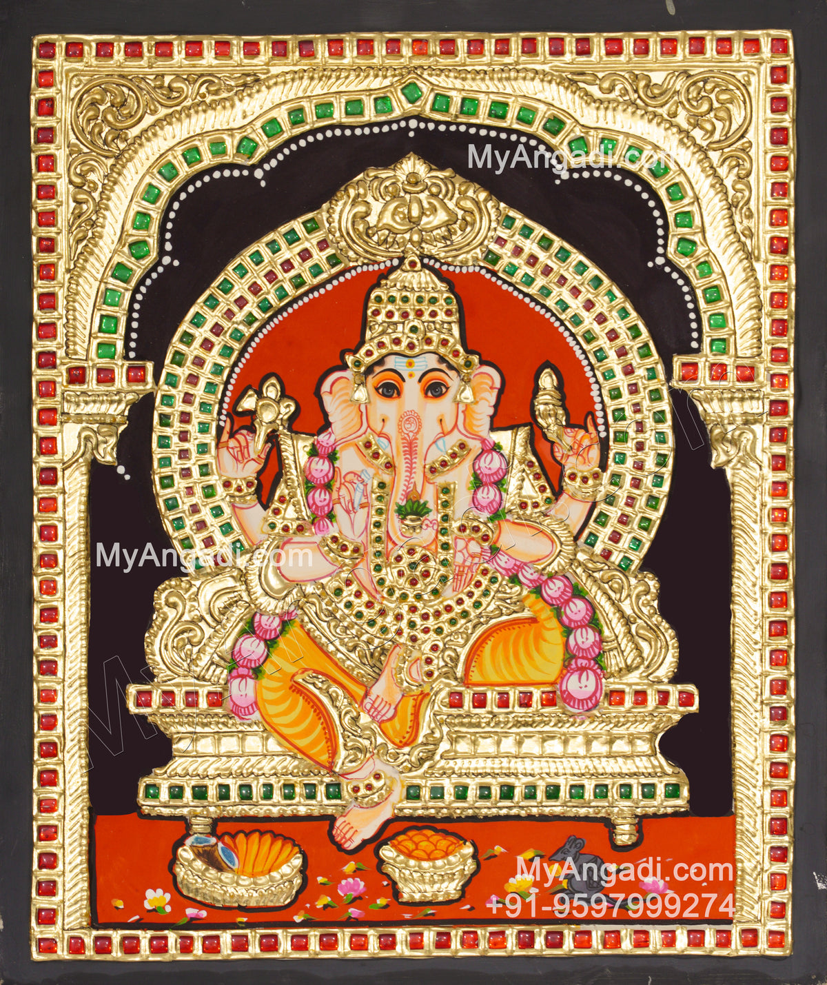 Ganesha Tanjore Paintings