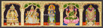 5 PanelTanjore Painting