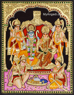 Ram Darbar Tanjore Painting