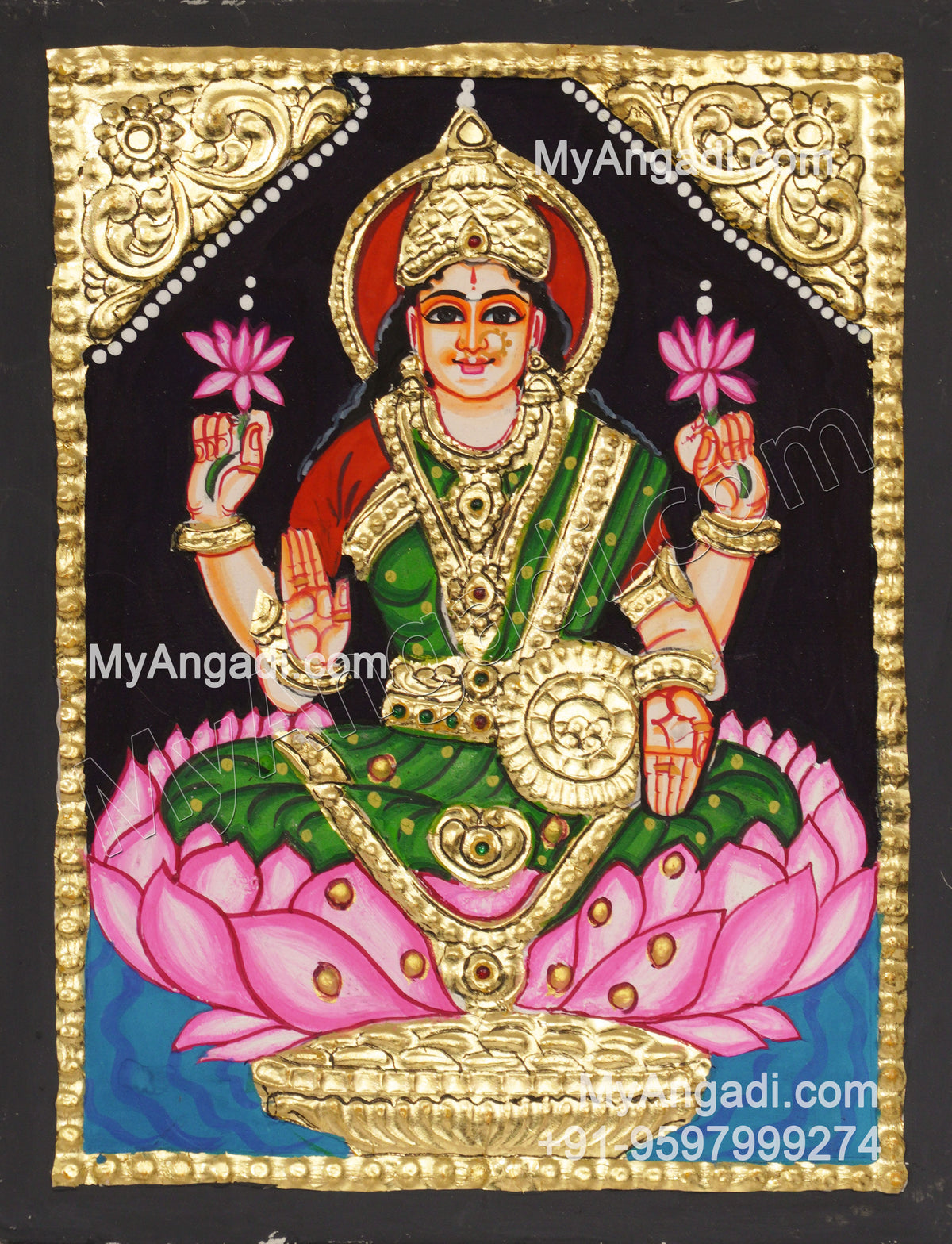 Lakshmi Tanjore Paintings
