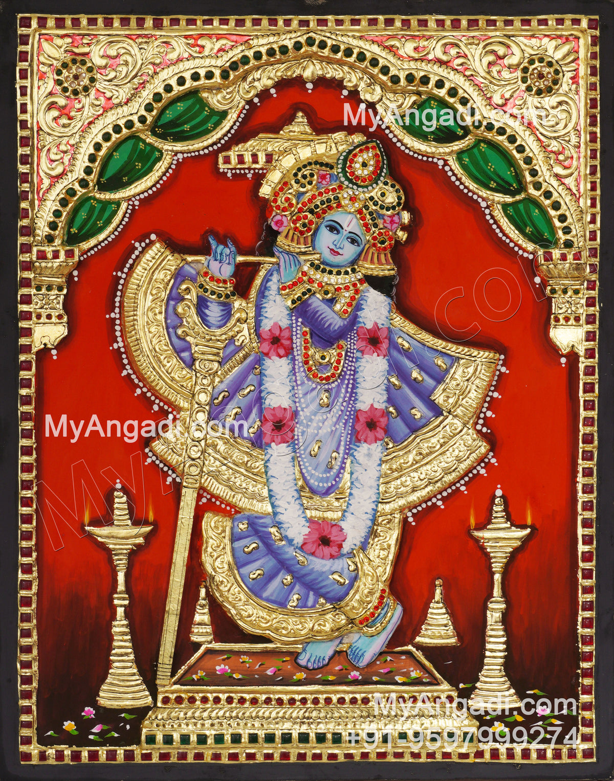 Krishna Tanjore Paintings
