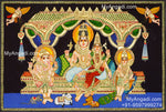 Shivan Family Tanjore Painting