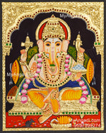 Ganapathi Tanjore Painting 