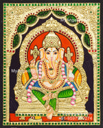 Ganesha Tanjore Painting