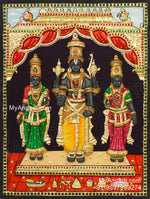 Kallazhagar 3d Embossed Tanjore Painting