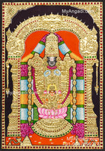Balaji with Lakshmi Tanjore Painting