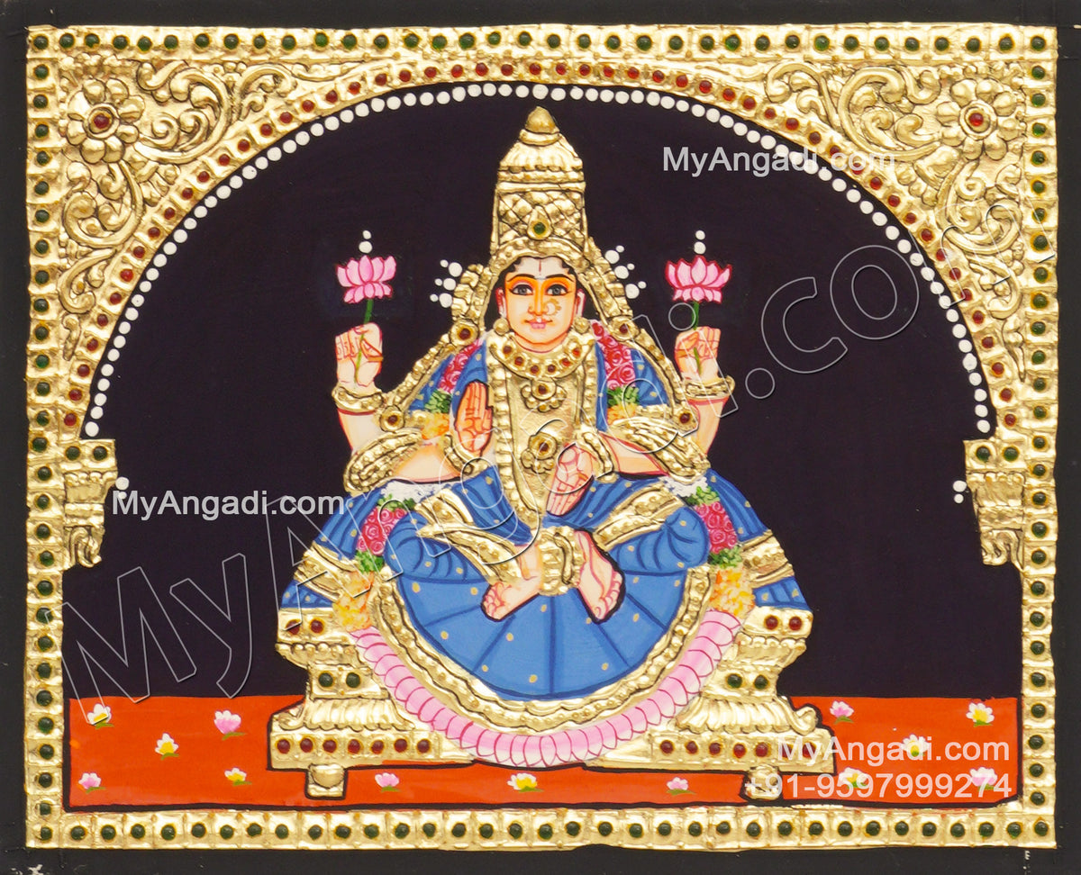Aishwarya Lakshmi Tanjore Painting, Ishwarya Lakshmi Tanjore Painting