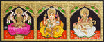 3 Panel Tanjore Painting