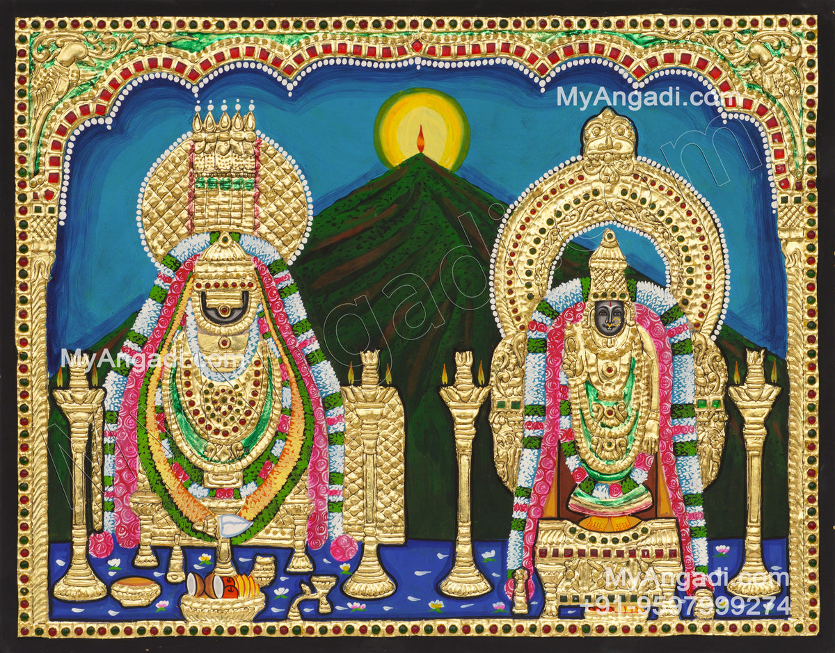 AnnamalaiyaarUnnamalaiyaar Tanjore Painting