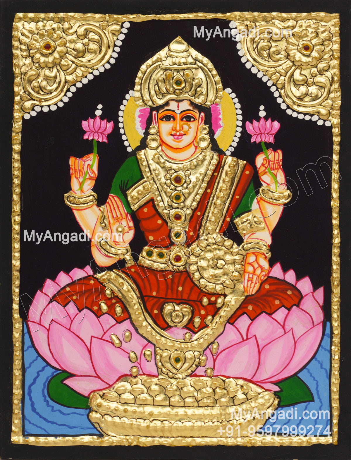 Lakshmi Tanjore Paintings