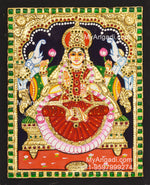 Gajalakshmi Tanjore Painting