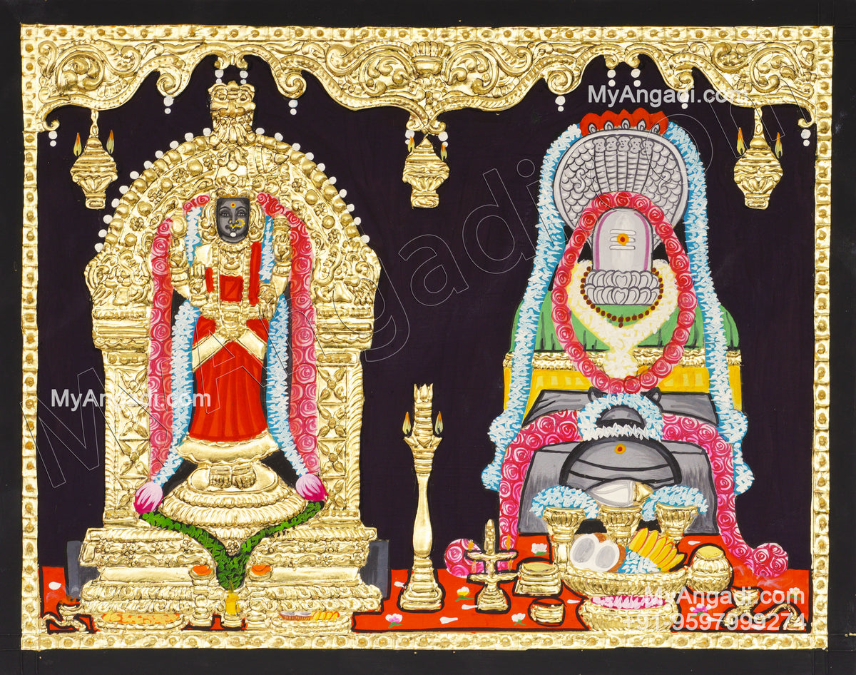 Vaitheeswaran Thaiyal Nayagi Tanjore Painting