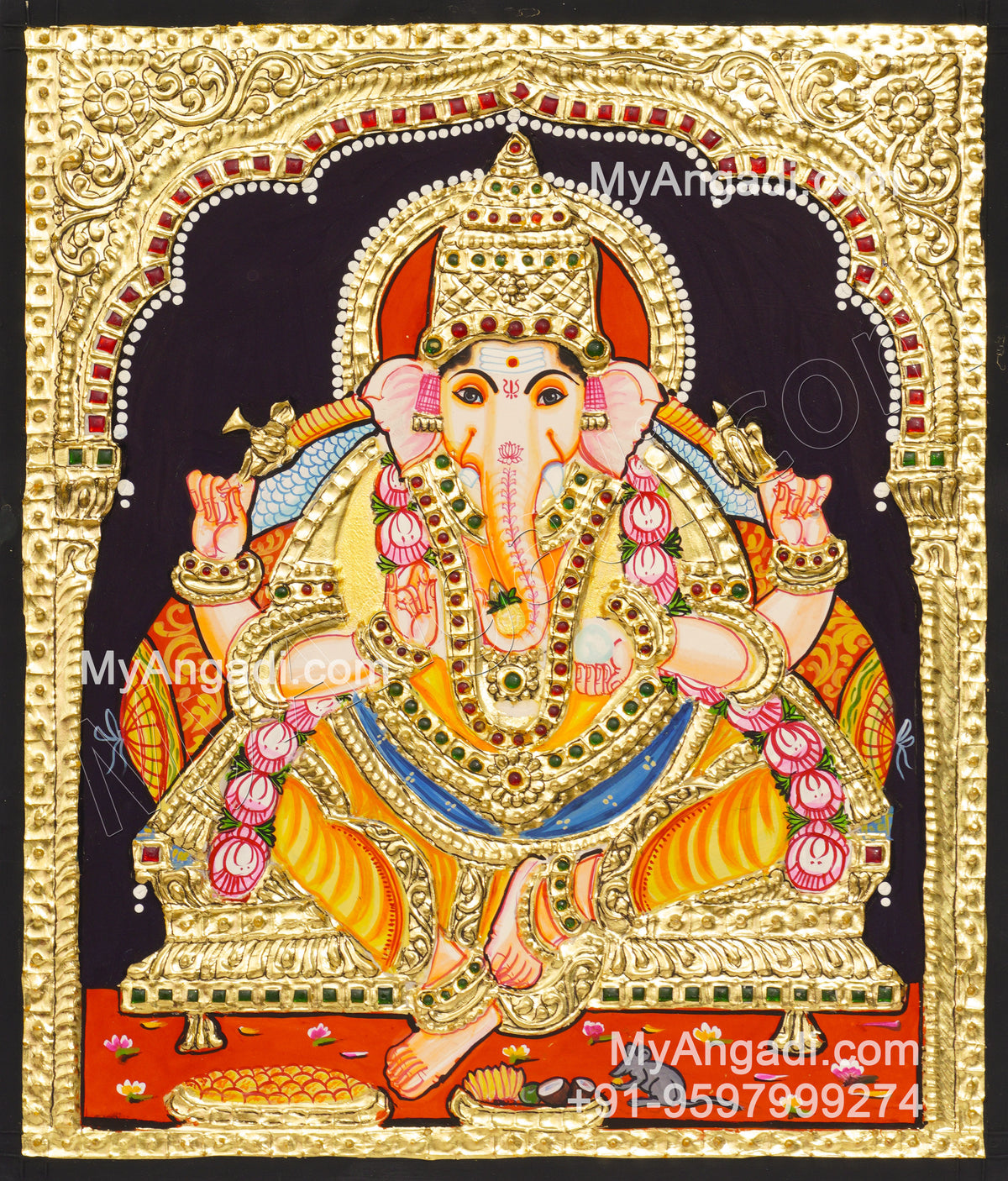 Vinayagar Tanjore Painting
