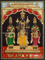 Kallazhagar 3d Embossed Tanjore Painting