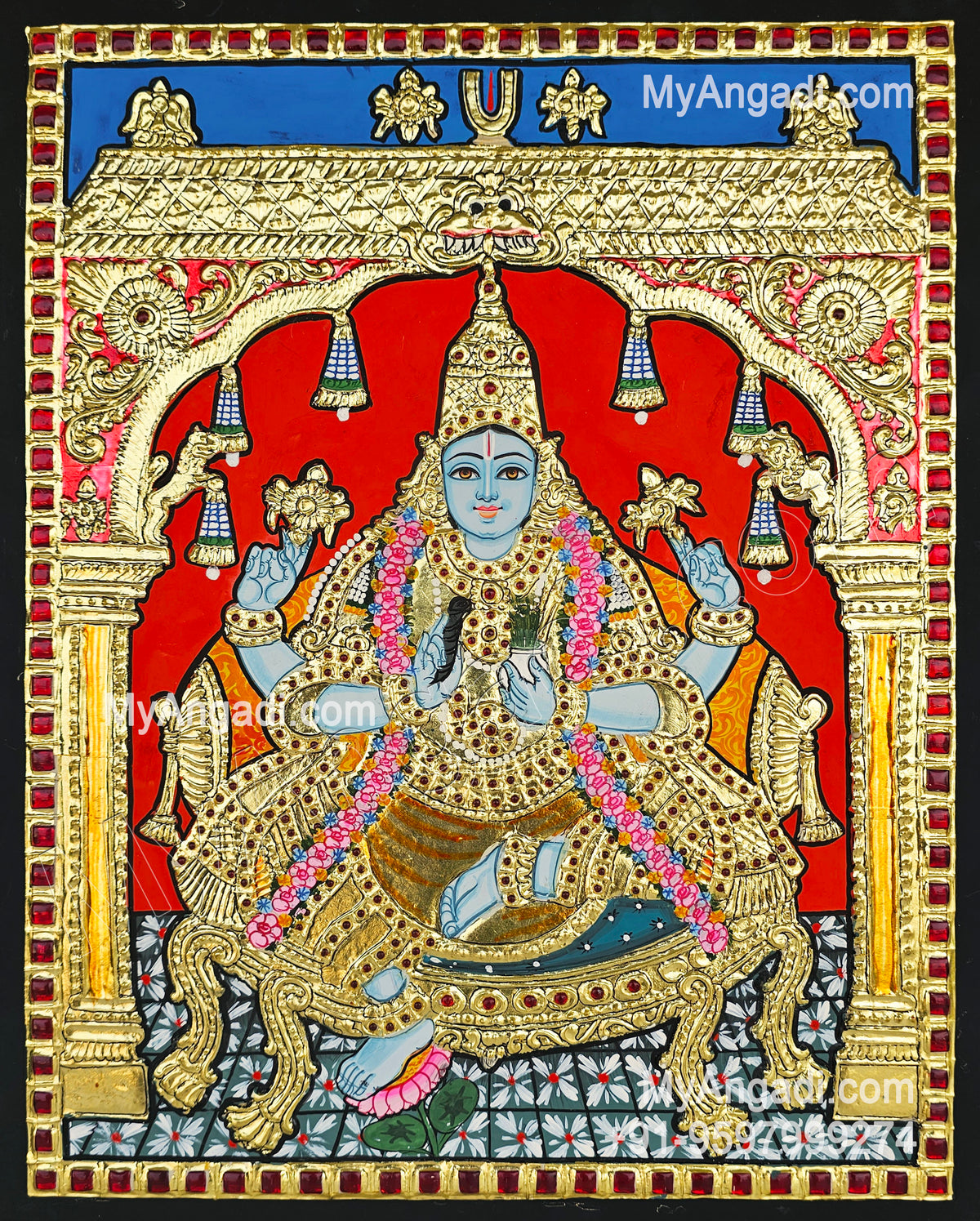 Danwantari Tanjore Painting