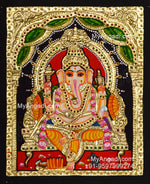 Ganapathi Tanjore Painting 