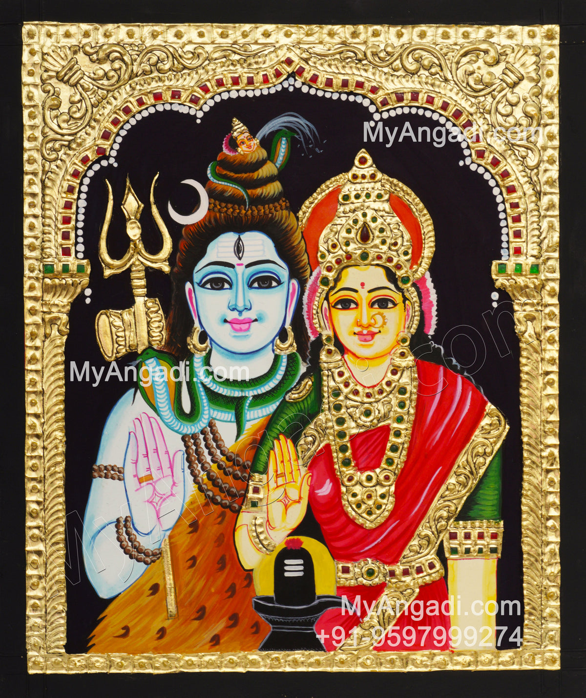 ShivanParvathi Tanjore Paintings