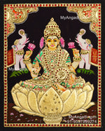 Gajalakshmi Tanjore Painting