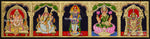5 PanelTanjore Painting