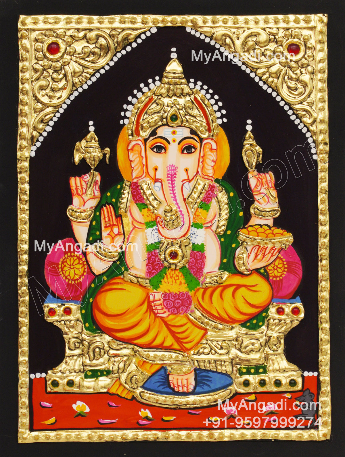 Ganesha Tanjore Paintings