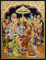 Ram Parivar Tanjore Painting