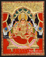 Gajalakshmi Tanjore Painting