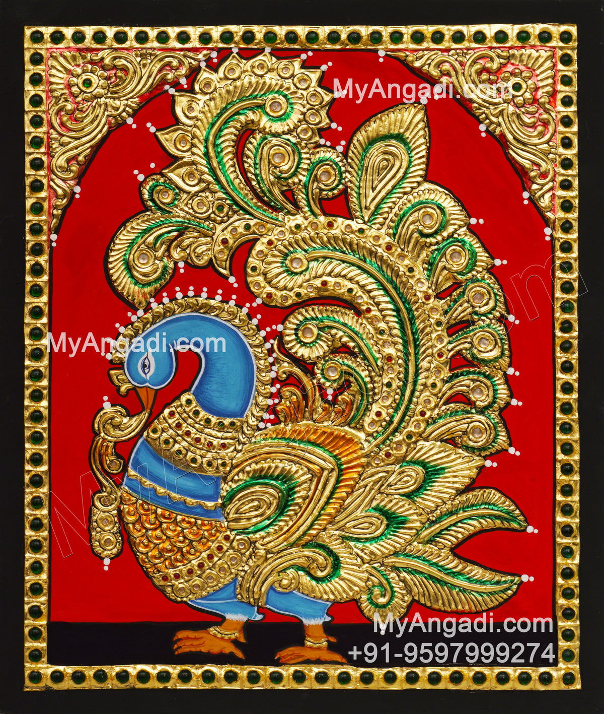 Peacock Tanjore Paintings