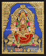 Samayapura Mariamman Tanjore Painting